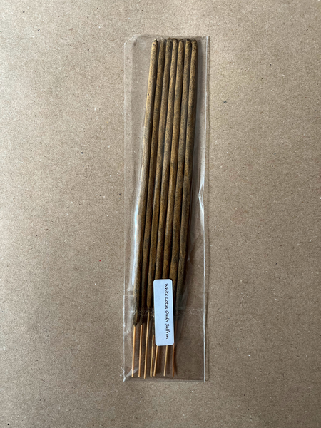 White Lotus Oudh Saffron | Incense Sticks by Absolute Bliss