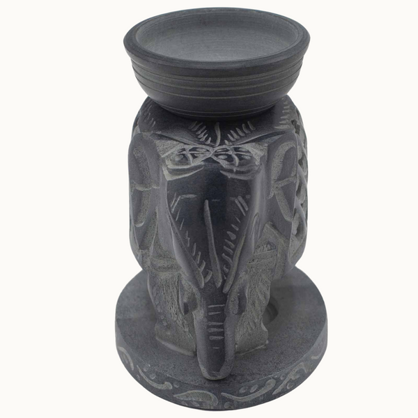Soapstone Oil Burner | Elephant