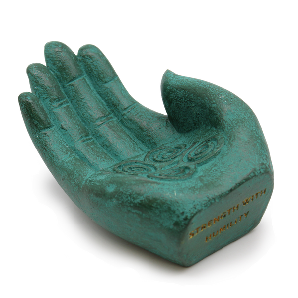 Hand Incense Burner | Stoneware | Strength (Green)