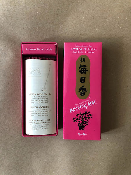 Lotus Incense Large Box | Morning Star by Nippon Kodo