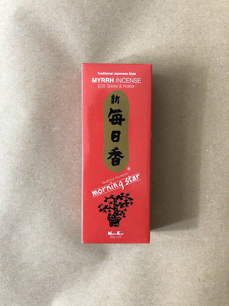 Myrrh Incense Large Box | Morning Star by Nippon Kodo