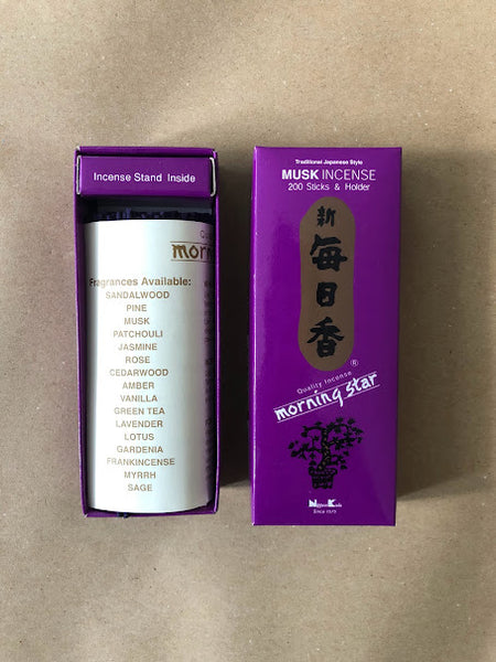 Musk Incense Large Box | Morning Star by Nippon Kodo
