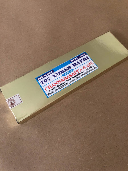 707 Amber Bathi | Incense by Shroff Channabasappa