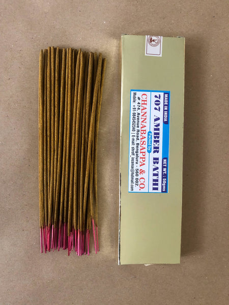 707 Amber Bathi | Incense by Shroff Channabasappa