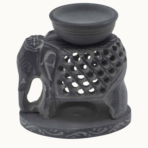 Soapstone Oil Burner | Elephant