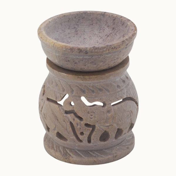 Soapstone Oil Burner | Elephant