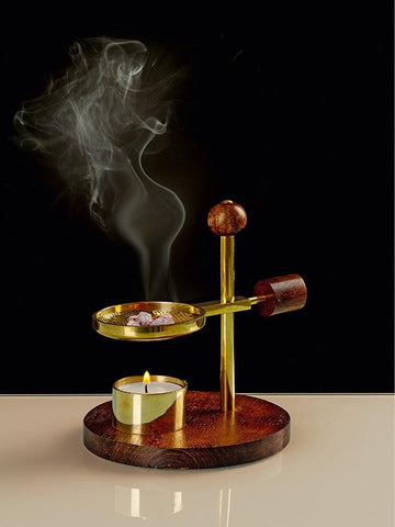 Adjustable Metal Incense Resin Burner | Charcoal-free