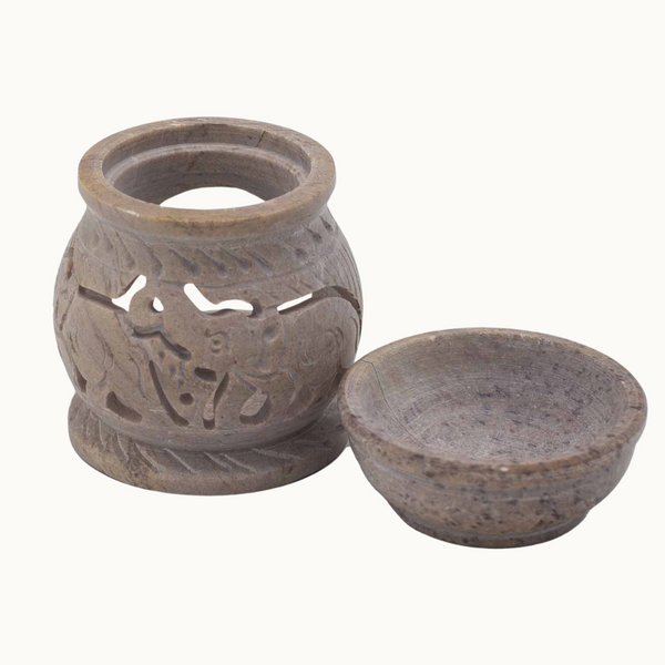 Soapstone Oil Burner | Elephant