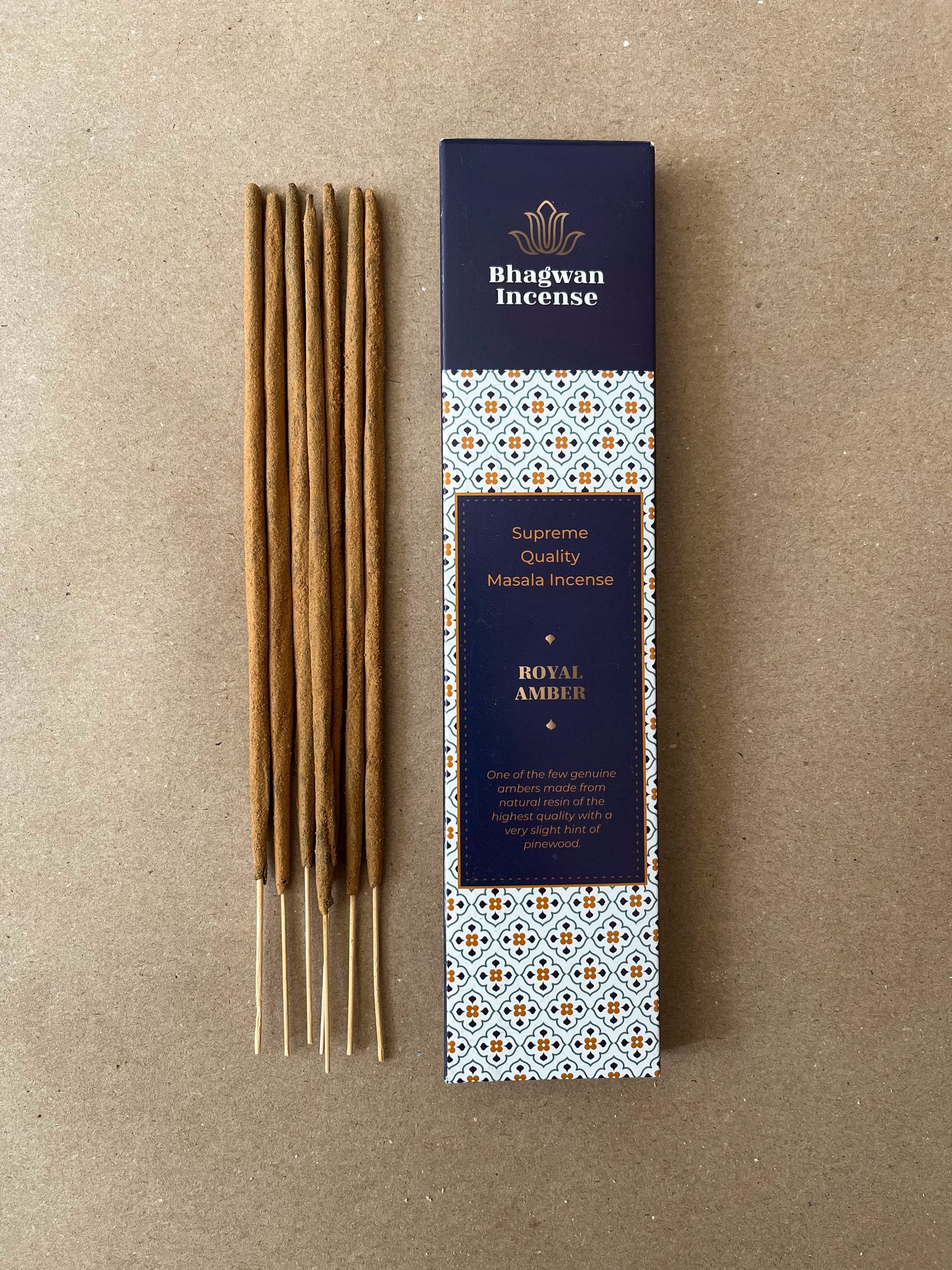 Royal Amber | Incense Sticks by Bhagwan