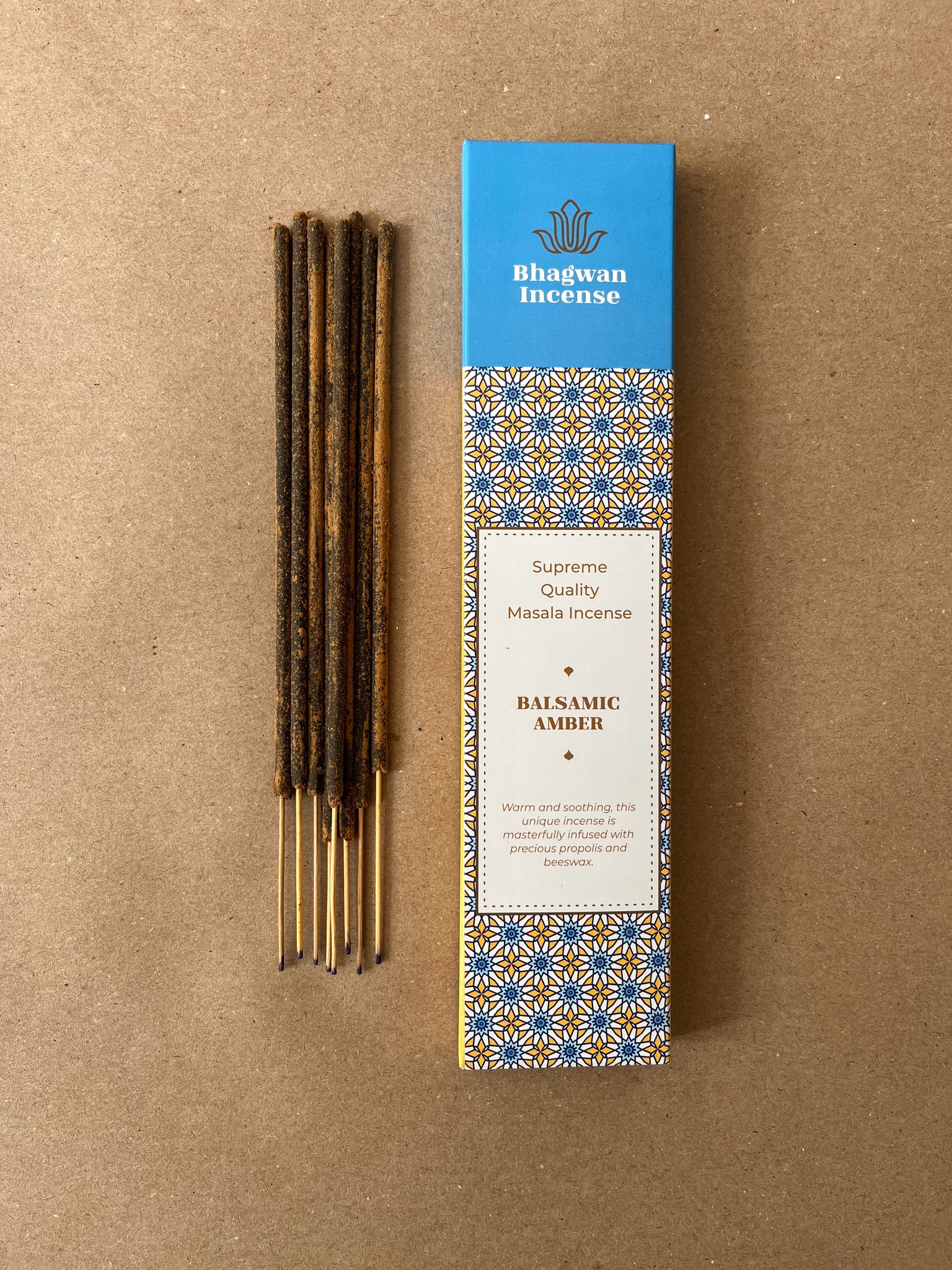 Balsamic Amber | Incense Sticks by Bhagwan