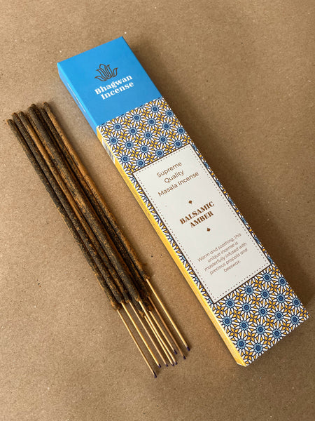 Balsamic Amber | Incense Sticks by Bhagwan