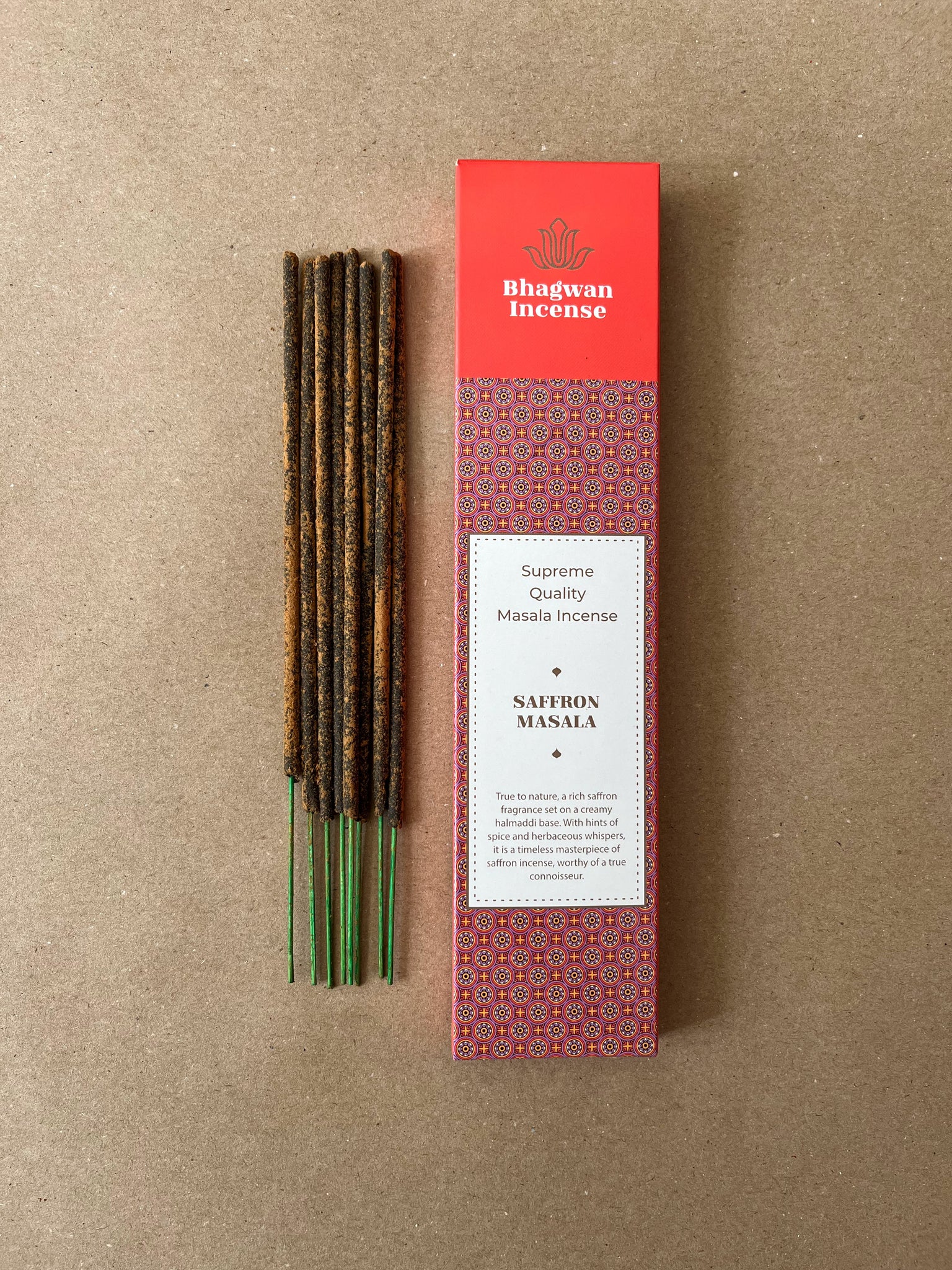 Saffron Masala | Incense Sticks by Bhagwan