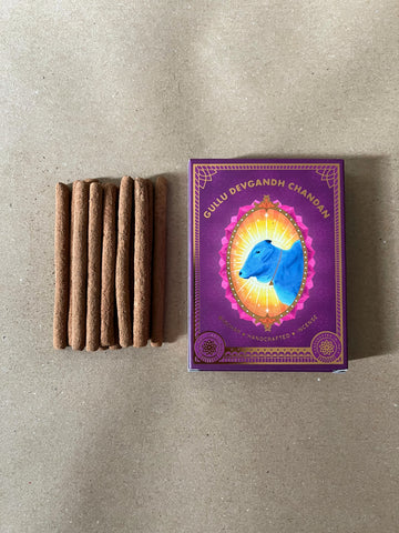 Gullu Devganhd Chandan | Incense Sticks by Malaan Gaudhoop Co.