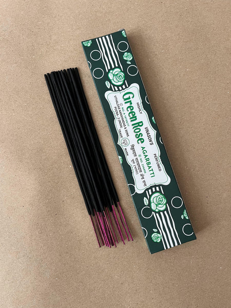 Green Rose | Incense sticks by Vinasons