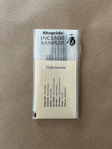 Sample Pack | Daily Incense by Shoyeido