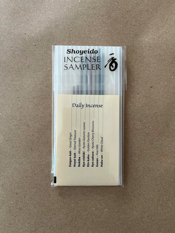 Sample Pack | Daily Incense by Shoyeido