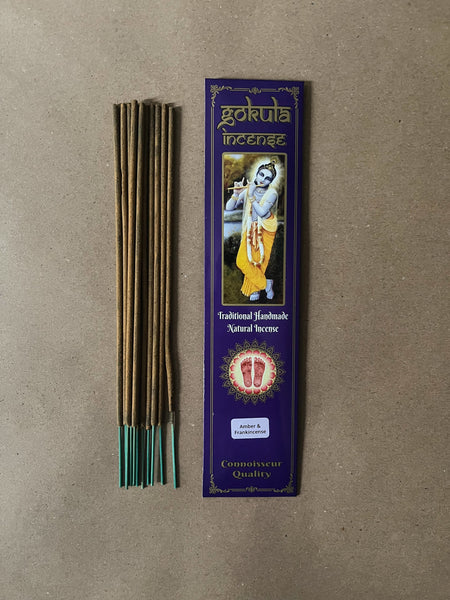 Amber & Frankincense | Connoisseur Incense by Gokula