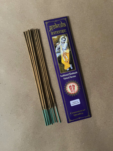 Amber & Frankincense | Connoisseur Incense by Gokula