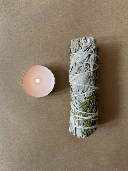 White Sage & Cedar Smudge Stick
