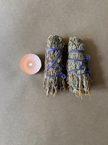 2x Mini Desert Sage Smudge Sticks | Sage & Palo Santo
