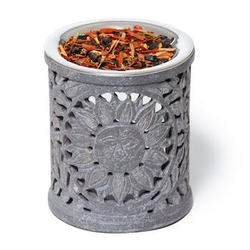 Black Soapstone Incense Resin Burner | Charcoal-free