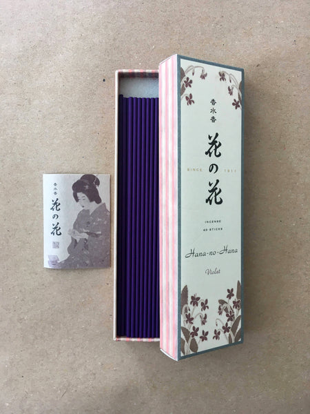 Violet Incense | Hana-no-hana by Nippon Kodo