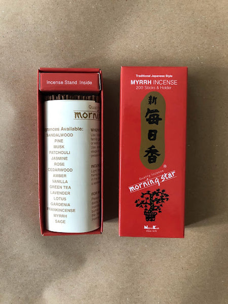 Myrrh Incense Large Box | Morning Star by Nippon Kodo