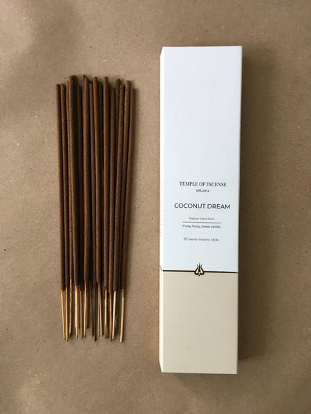 Coconut Dream | Incense Sticks by Temple of Incense