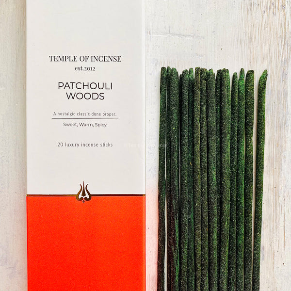 Patchouli Woods | Incense Sticks by Temple of Incense